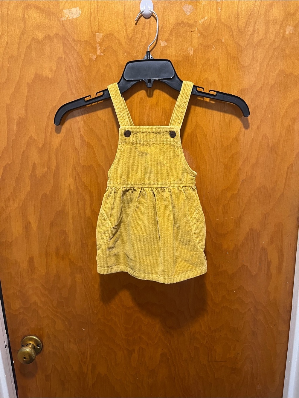 Zara Corduroy Pinafore - Mustard